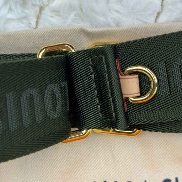 Louis Vuitton Authentic Olive Crossbody Strap with Gold Accents - Picture 5 of 12